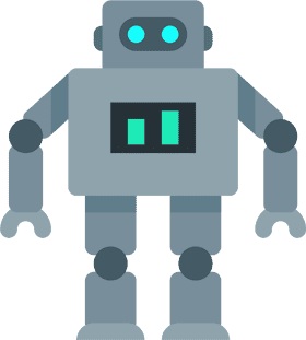 Friendly Helper Robot Assistant PNG