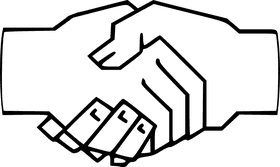 Handshake of Collaboration and Trust PNG