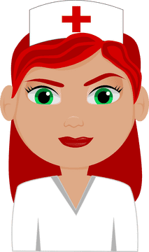 Compassionate Nurse with a Radiant Smile PNG