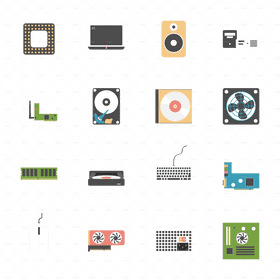 Essential Computer Parts for Every Setup PNG