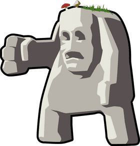 Jade Stone Guardian of Nature PNG