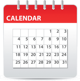 Monthly Planner Calendar for Effective Time Management PNG