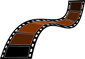 Curved Journey Through the Filmstrip Adventure PNG