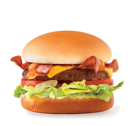 Bacon Cheddar Deluxe Burger Delight PNG