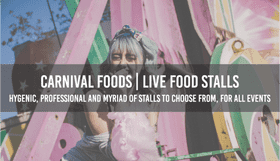 Whimsical Market Stall Carnival Delights Await PNG