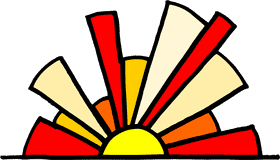 Vibrant Sunset Radiance PNG