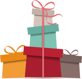 Colorful Gift Stacks for Every Occasion PNG