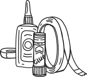 Creative Glue Solutions for Every Project PNG