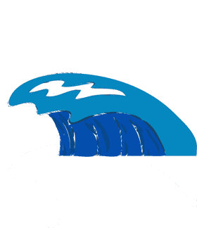 Majestic Ocean Wave in Motion PNG