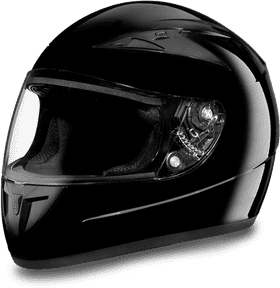 Glossy Black Eye Shadow Helmet Shine PNG