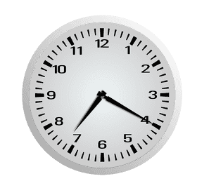 Classic Wall Clock Design PNG