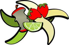 Vibrant Fruit Medley of Flavors PNG