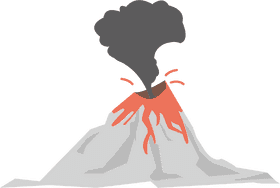 Majestic Eruption The Power of Volcano Dynamics PNG