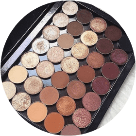 Elegant Earth Tones Paint Palette Collection PNG