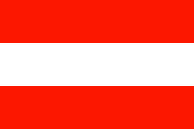 Austrian National Flag Design PNG
