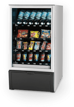 Convenient Snack and Drink Vending Machine PNG