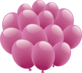 Pink Balloon Fiesta PNG