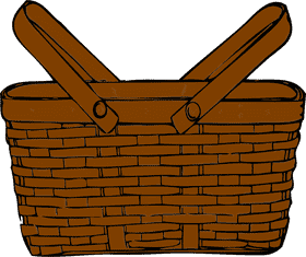 Charming Picnic Basket for Outdoor Adventures PNG