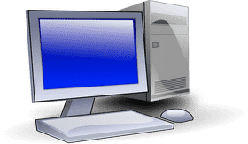 Stylish Desktop Computer Setup for Modern Workspaces PNG