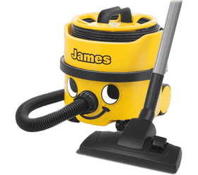 Cheerful James The Happy Vacuum Cleaner PNG
