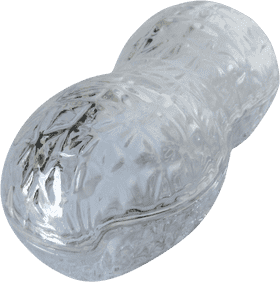 Crystal Peanut Butter Jar for Elegant Storage PNG