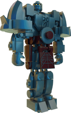 Mechanical Guardian Robot of the Future PNG