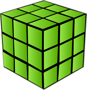 The Green Ice Cube Puzzle PNG