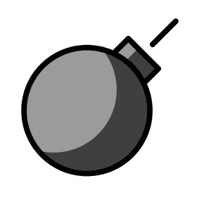 Sleek and Simple Bath Bomb Design PNG
