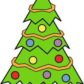 Festive Holiday Tree of Cheer PNG