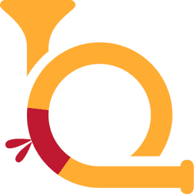 Vibrant Celebration with Party Horn PNG