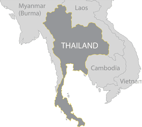 Thailand A Geographic Map Overview PNG