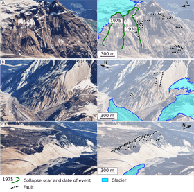 Glacier Evolution A Time-Lapse Transformation PNG