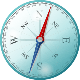Compass Rose Navigating the Directions of Life PNG