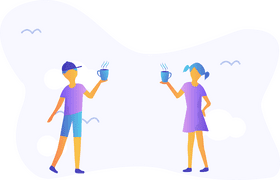 Refreshing Drink Moments in the Sun PNG