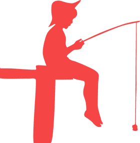 Fishing Adventures by the Water's Edge PNG