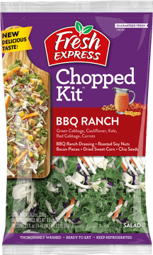 Vibrant Kale Salad with BBQ Ranch Delight PNG