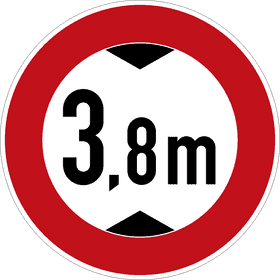 Height Restriction for Parking Meter Use PNG