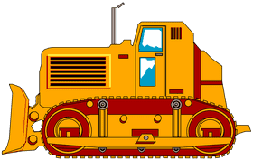Bulldozer Dream Heavy Duty Powerhouse PNG