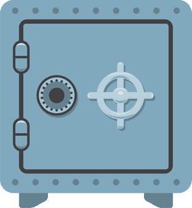 Secure and Safe Storage Vault PNG