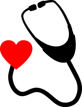 Stethoscope Heartbeat Love Connection PNG