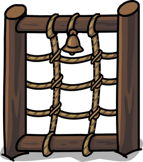 Climbing Rope Adventure Training Structure PNG