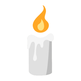 Radiant Candle of Warmth and Serenity PNG