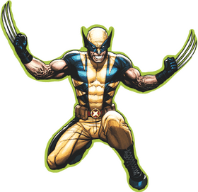 Fierce Superhero with Unbreakable Claws PNG