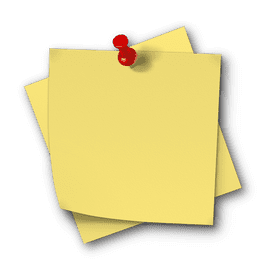 Sticky Note Reminder System PNG