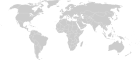 Minimalistic World Map on Black Background PNG