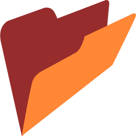 Creative Colorful Folder Design PNG