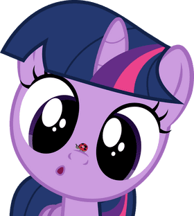 Curious Eye with a Ladybug Friend PNG