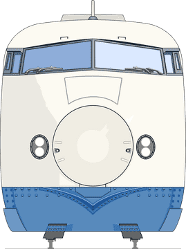 Modern High-Speed Train Design Showcase PNG