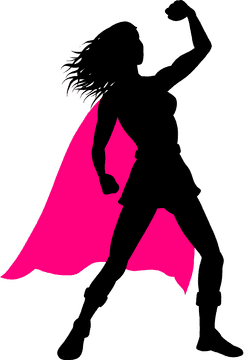 Dynamic Superhero of Strength and Justice PNG