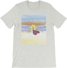 Sunset Embrace Love at Dusk PNG